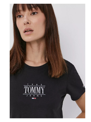 Tommy Jeans dámské černé triko - XS (BDS)