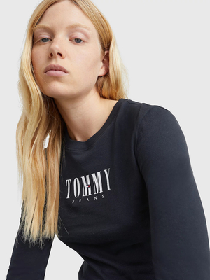 Tommy Jeans dámské černé triko - XS (BDS)