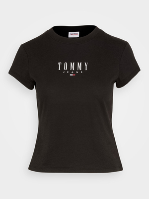Tommy Jeans dámské černé triko - L (BDS)