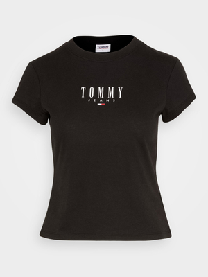 Tommy Jeans dámské černé triko - S (BDS)