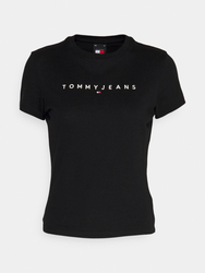 Tommy Jeans dámské černé tričko  - L (BDS)