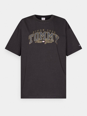 Tommy Jeans dámské černé triko - XXS (BDS)