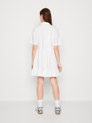 Tommy Jeans dámské bílé šaty - L (YBR)
