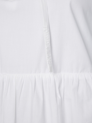 Tommy Jeans dámské bílé šaty TIERED KAFTAN  - M (YBR)