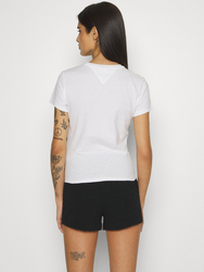 Tommy Jeans dámské bílé tričko - S (YBR)