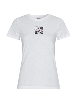 Tommy Jeans dámské bílé triko - XS (YBR)