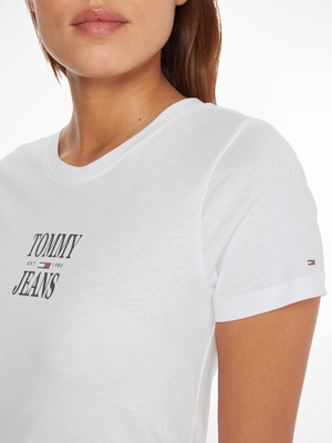 Tommy Jeans dámské bílé triko - M (YBR)