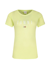 Tommy Jeans dámské fosforově žluté triko - XS (LT3)