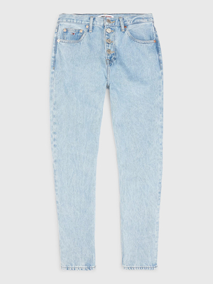 Tommy Jeans dámské světle modré džíny IZZIE  - 25/30 (1AB)