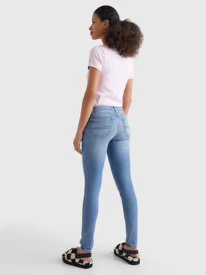 Tommy Jeans dámské světle modré džíny SOPHIE  - 29/32 (1BZ)