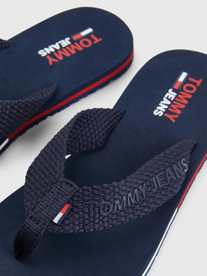 Tommy Jeans dámské tmavě modré žabky - 36 (C87)