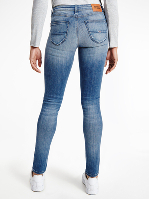 Tommy Jeans dámské tmavě modré džíny SOPHIE  - 30/30 (1BK)