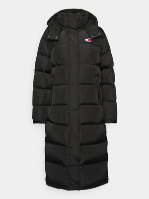 Tommy Jeans dámský černý zimní kabát  - L (BDS)