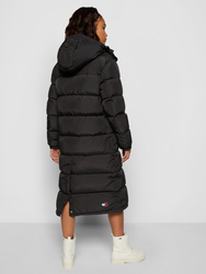 Tommy Jeans dámský černý zimní kabát - XL (BDS)