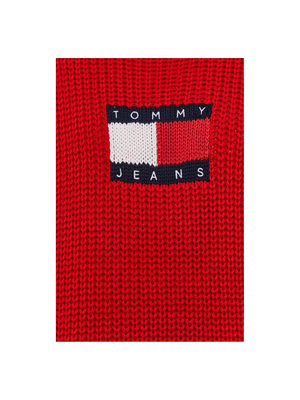Tommy Jeans dámský červený svetr - L (XNL)