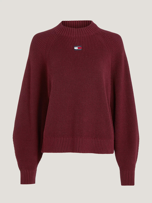 Tommy Jeans dámský vínový svetr - S (XJS)