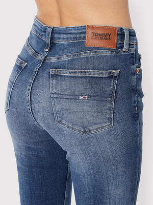 Tommy Jeans dámské modré džíny NORA - 27/30 (1A5)