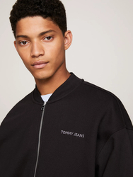 Tommy Jeans pánská černá mikina  - M (BDS)