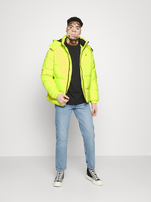 Tommy Jeans pánská neonová zimní bunda - XXL (LSE)