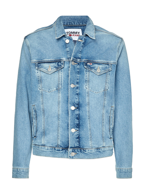Tommy Jeans pánská světle modrá džínová bunda - M (1AB)