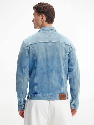 Tommy Jeans pánská světle modrá džínová bunda - M (1AB)