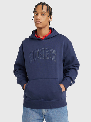 Tommy Jeans pánská tmavě modrá mikina COLLEGE WASH - L (C87)