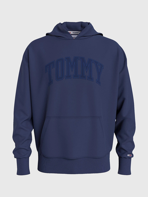 Tommy Jeans pánská tmavě modrá mikina COLLEGE WASH - L (C87)