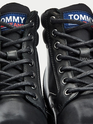 Tommy Jeans pánské černé kotníkové boty - 44 (BDS)
