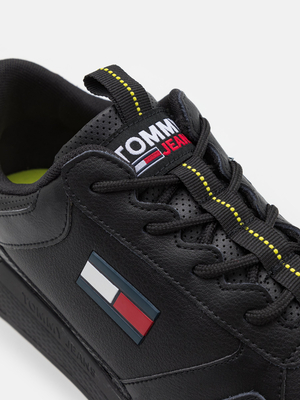 Tommy Jeans pánské černé tenisky - 46 (BDS)