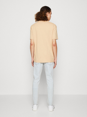 Tommy Jeans pánské béžové triko  - XL (AB4)