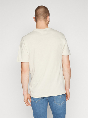 Tommy Jeans pánské béžové triko - XL (ACG)