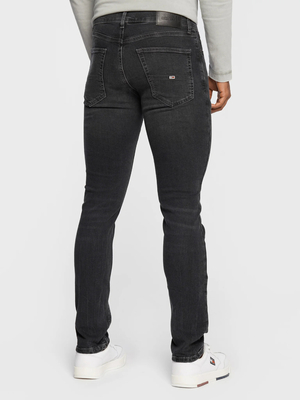 Tommy Jeans pánské tmavě šedé džíny SCANTON SLIM - 33/34 (1BZ)