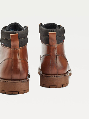 Tommy Jeans pánské kotníkové hnědé boty - 46 (GVO)