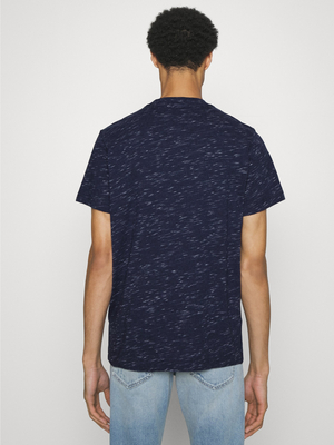 Tommy Jeans pánské melírované tmavě modré triko - S (C87)