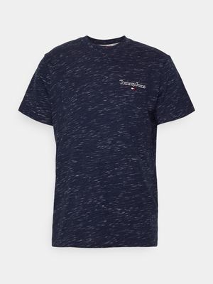 Tommy Jeans pánské melírované tmavě modré triko - S (C87)