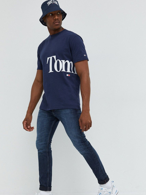 Tommy Jeans pánské modré tričko - S (C87)