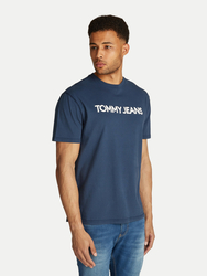 Tommy Jeans pánské modré tričko - L (C1G)