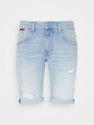 Tommy Jeans pánské světle modré džínové šortky RONNIE  - 32/NI (1AB)