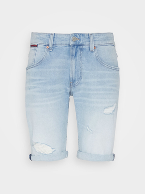Tommy Jeans pánské světle modré džínové šortky RONNIE  - 33/NI (1AB)