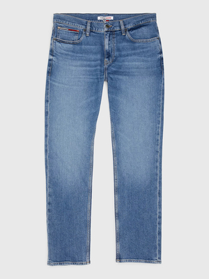 Tommy Jeans pánské světle modré džíny RYAN  - 32/32 (1A5)