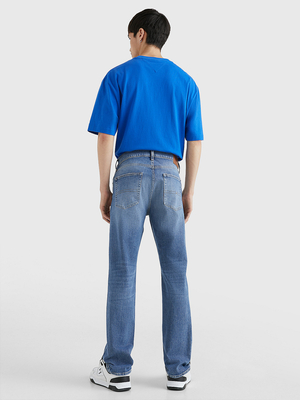 Tommy Jeans pánské světle modré džíny RYAN  - 32/32 (1A5)