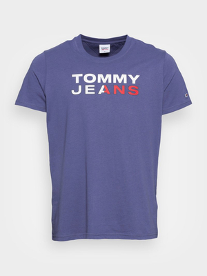 Tommy Jeans pánské tmavě fialové triko - S (C8I)