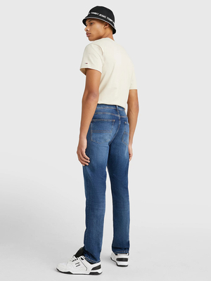 Tommy Jeans pánské tmavě modré džíny RYAN  - 30/32 (1BK)