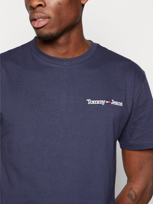 Tommy Jeans pánské tmavě modré triko - L (C87)