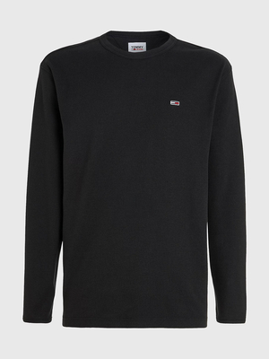 Tommy Jeans pánský černý tenký svetr - XXL (BDS)