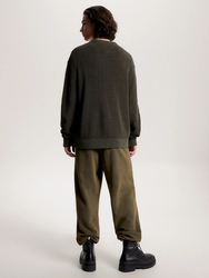 Tommy Jeans pánský khaki svetr  - L (MR1)