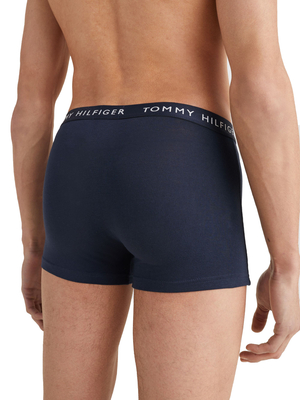 Tommy Hilfiger pánské tmavě modré boxerky 3 pack - M (0SF)