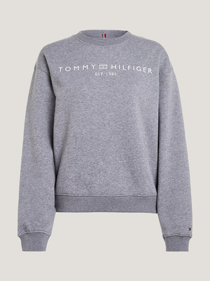 Tommy Hilfiger dámská šedá mikina  - L (PJ8)