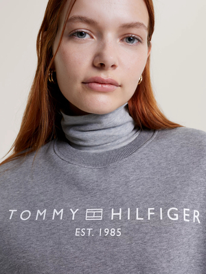 Tommy Hilfiger dámská šedá mikina  - L (PJ8)