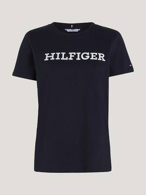 Tommy Hilfiger dámské černé tričko - L (BDS)